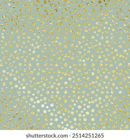 Abstrakter Hintergrund mit einem glitzernden goldenen Polka Dot Design