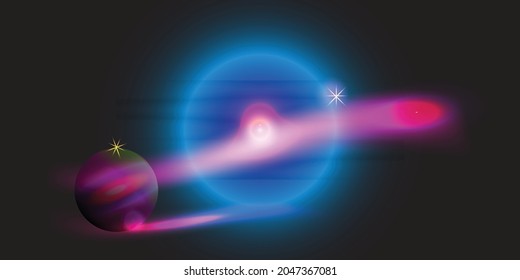 Abstract background global solar exploration cosmos sphere science technology wallpaper digital art graphic design future pattern vector illustration EPS10