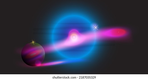 Abstract background global solar exploration cosmos sphere science technology wallpaper digital art graphic design future pattern vector illustration EPS10