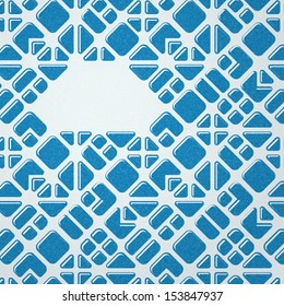 Abstract background of glossy blue tile