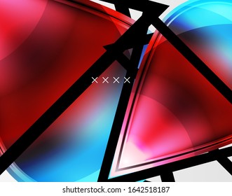Abstract background - glossy glass bubbles, abstract sphere shapes, geometric dynamic composition with copyspace. Vector Illustration For Wallpaper, Banner, Background, Card, Book Illustration