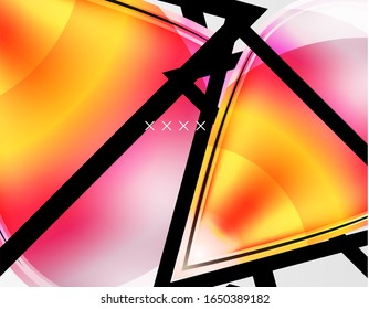 Abstract background - glossy glass bubbles, abstract sphere shapes, geometric dynamic composition with copyspace. Vector Illustration For Wallpaper, Banner, Background, Card, Book Illustration