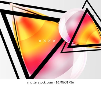 Abstract background - glossy glass bubbles, abstract sphere shapes, geometric dynamic composition with copyspace. Vector Illustration For Wallpaper, Banner, Background, Card, Book Illustration