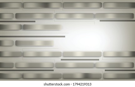 Fondo abstracto, elementos metálicos brillantes
