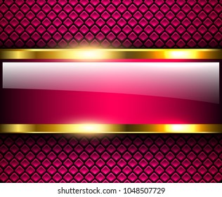 Abstrakter Hintergrund glänzend und glänzend violett-metallisch, Vektorgrafik.