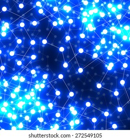  Abstract background with glow and light magic neon. Vector illustration. 