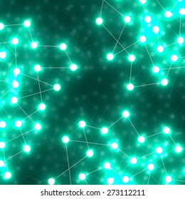  Abstract background with glow and light magic neon. Vector illustration. 