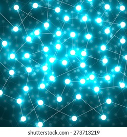  Abstract background with glow and light magic neon. Vector illustration. 