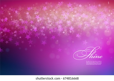Abstract background, glow of lights, glitter and flash. Christmas and New Year background.