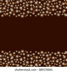 abstract background with glow on dark