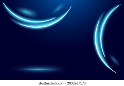 Abstract background with glow. Reflections of light