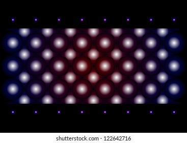 Abstract background with glowing circles