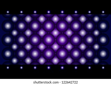 Abstract background with glowing circles