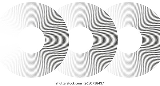 plano de fundo abstrato com círculos brilhantes. Padrão de linhas circulares giratórias. Espiral geométrica. Elemento de giro. Design gráfico moderno. Conceito de tecnologia futurista.
