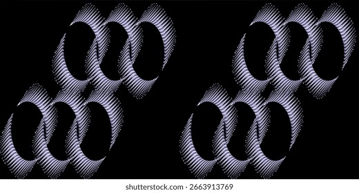 plano de fundo abstrato com círculos brilhantes. Padrão de linhas circulares giratórias. Espiral geométrica. Elemento de giro. Design gráfico moderno. Conceito de tecnologia futurista.