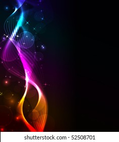 abstract background with glowing dots, eps10 format