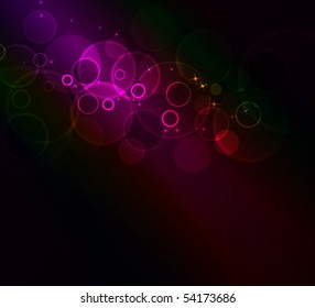 abstract background with glowing dots, eps10 format
