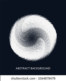 Abstract background with the glowing fiber effect. Vector design illustration. Futuristic card. Ciber technology design.