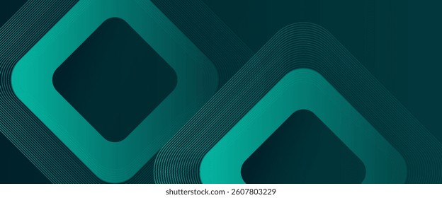 Abstract background with glowing geometric lines and halftone decoration. Futuristic technology concept. Vector illustration eps10