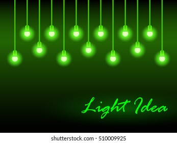 Abstract background with glowing lights