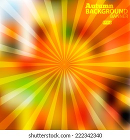 Abstract background with glowing lights fall 2014 Vector EPS 10 illustration.