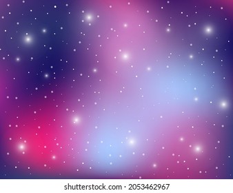 Abstract background with glowing lights. Vector illustration.