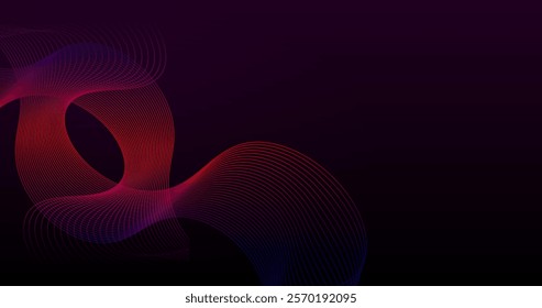 abstract background with glowing lines