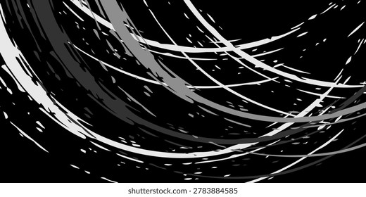 Abstract background of glowing lines bights on black ,Technology background