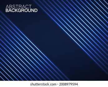 Abstract background with glowing lines, neon stripes, technology concept