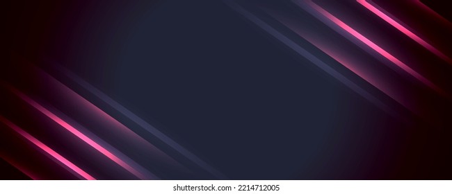 Abstract background with glowing lines, neon stripes, vector illustration