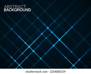 Abstrakter Hintergrund mit leuchtenden Linien, Neonstreifen, Technologiekonzept