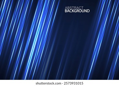 Abstract background with glowing lines, neon stripes, technology concept