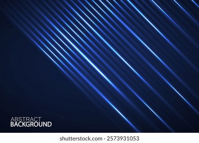 Abstract background with glowing lines, neon stripes, technology concept