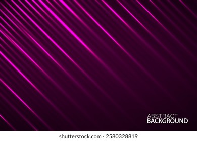 Abstract background with glowing lines, neon stripes, technology concept