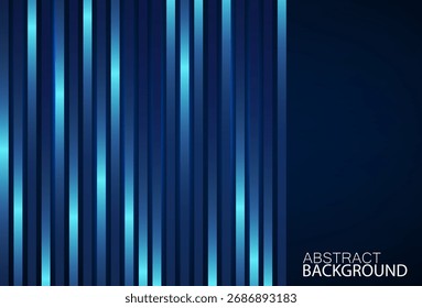 Fundo abstrato com linhas brilhantes, faixas de néon, conceito de tecnologia