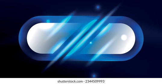 Abstract background glowing neon light geometric shapes. Space cosmic or magic energy vector wallpaper For Wallpaper, Banner, Background, Card, Book Illustration, landing page