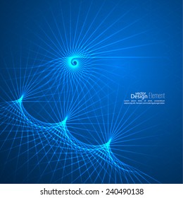 Abstract background with glowing spiral.
