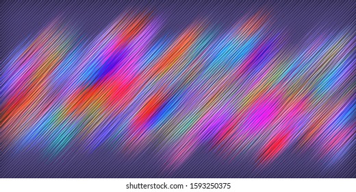 Abstract Background Glowing Stripes Vector Vibrant Stock Vector