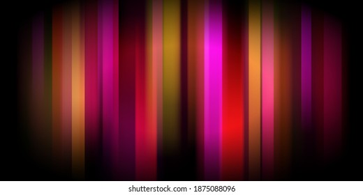 Abstract background with glowing vertical colorful stripes in red colors