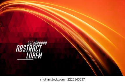 abstract background with glowing wave