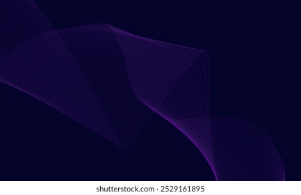 Abstract background with glowing wave.Digital future technology concept. vector illustration.
