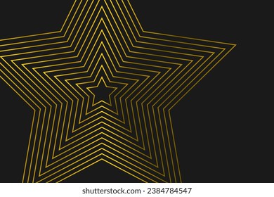 Resumen de fondo dorado papel pintado negro diseño moderno