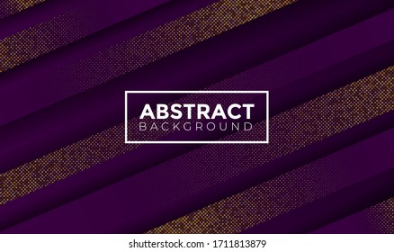 Fondo abstracto con textura de polvo dorado y líneas diagonales. Ilustración del vector