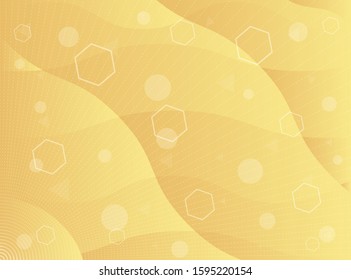Abstract background gold geometric, Vector illustration and design for fabrics, textile, wallpaper, and backgrounds design concept.