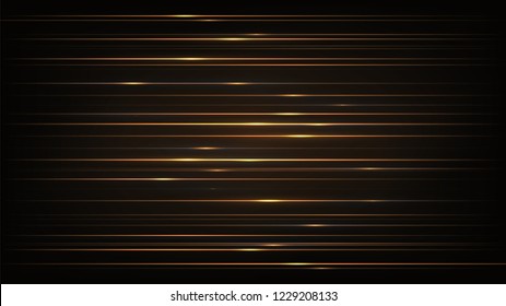 Abstract background with gold horizontal lines