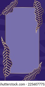 fondo abstracto, con decoración de hojas de oro