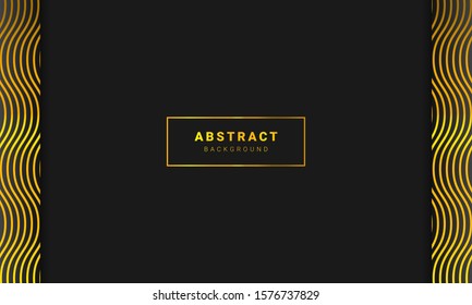 abstract background with gold line