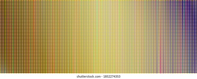 Fondo abstracto con gradiente dorado y violeta. Malla de pichsel. Mosaico. Ilustración vectorial.