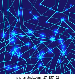 abstract background with gold spiderweb or grid