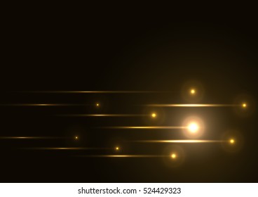 Abstract background gold tone with modern shape vector, drawing by hand vector and digital illustration 